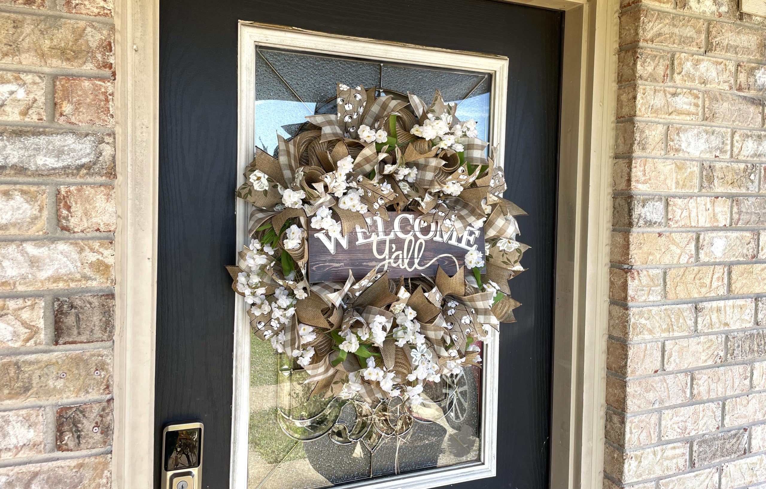 Wreath ready for gifting for holidays or everyday decor