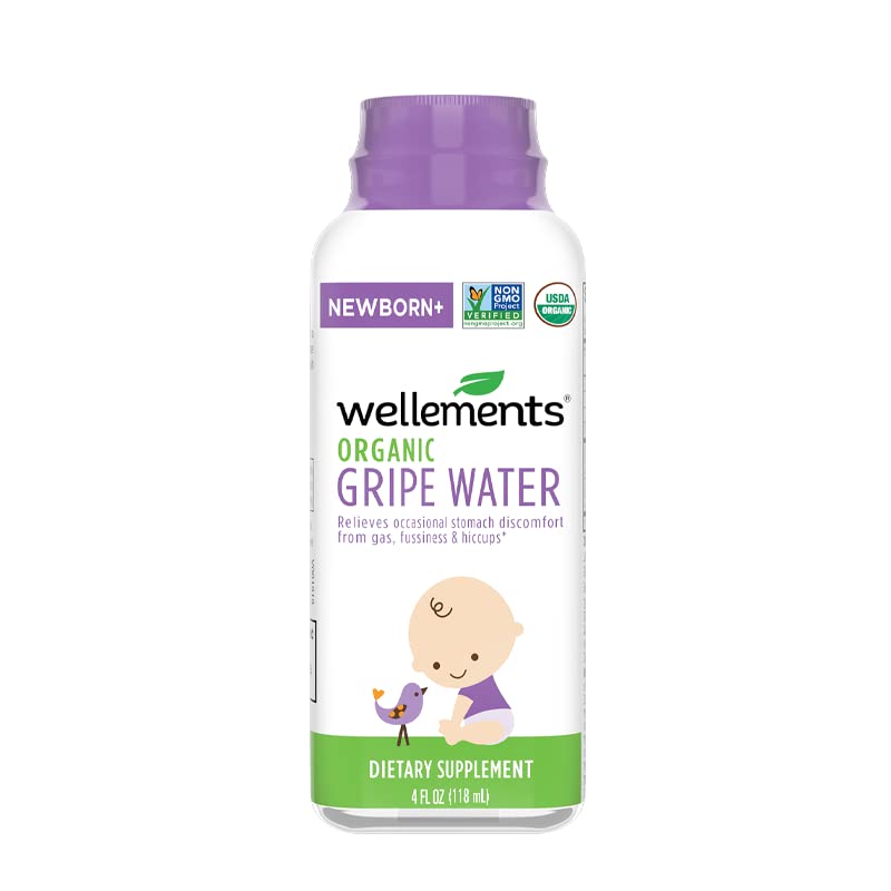 Gripe Water Colic Hiccup Relief 4oz label