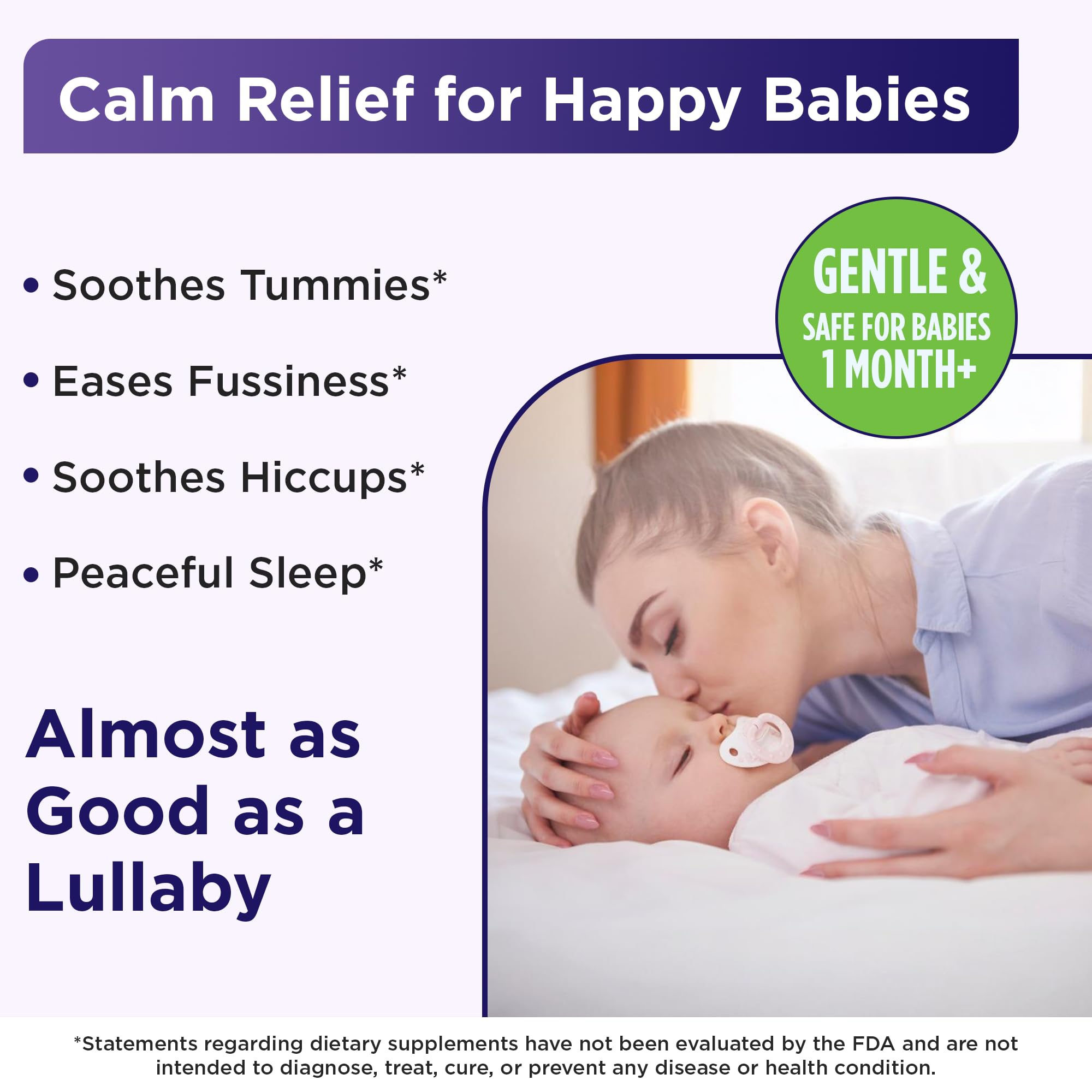 Wellements Organic Nighttime Gripe Water 1 Month+ age indicator