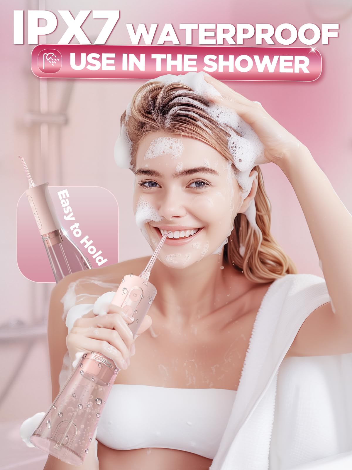Five nozzles included with WELLFINE flosser product image