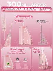 IPX7 waterproof WELLFINE flosser for shower use image