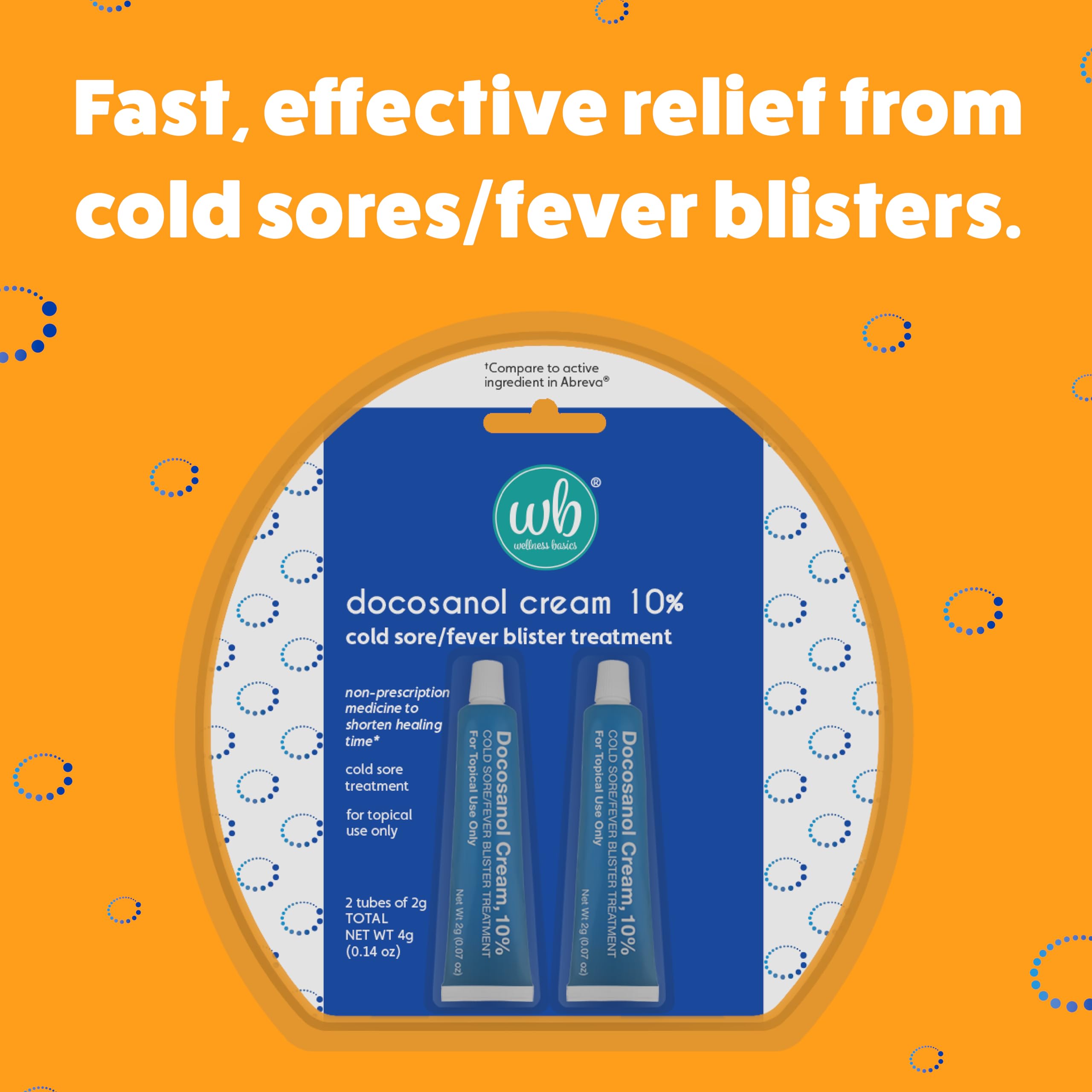 Docosanol Cream 10 percent cold sore cream tube close up