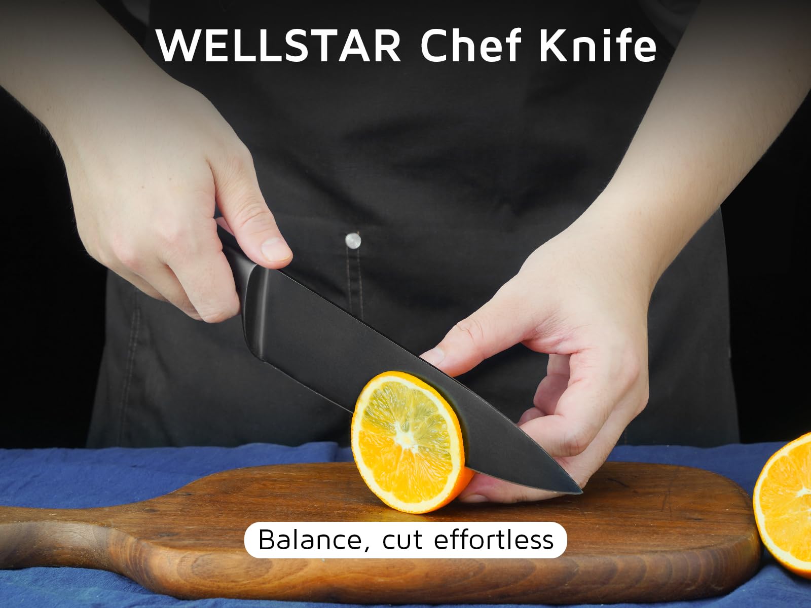 WELLSTAR durable rust resistant chef knife