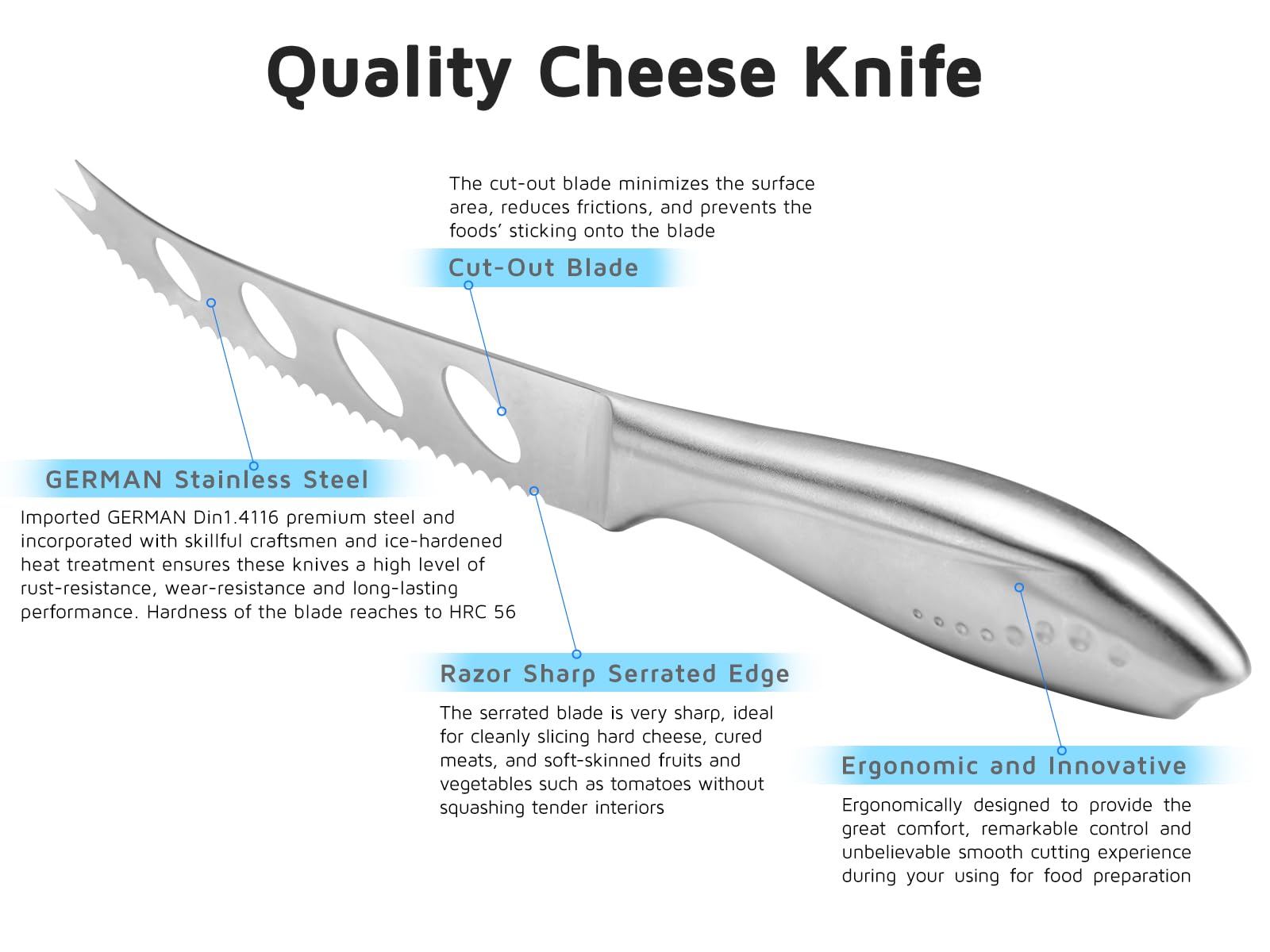 WELLSTAR cheese knife packaging image
