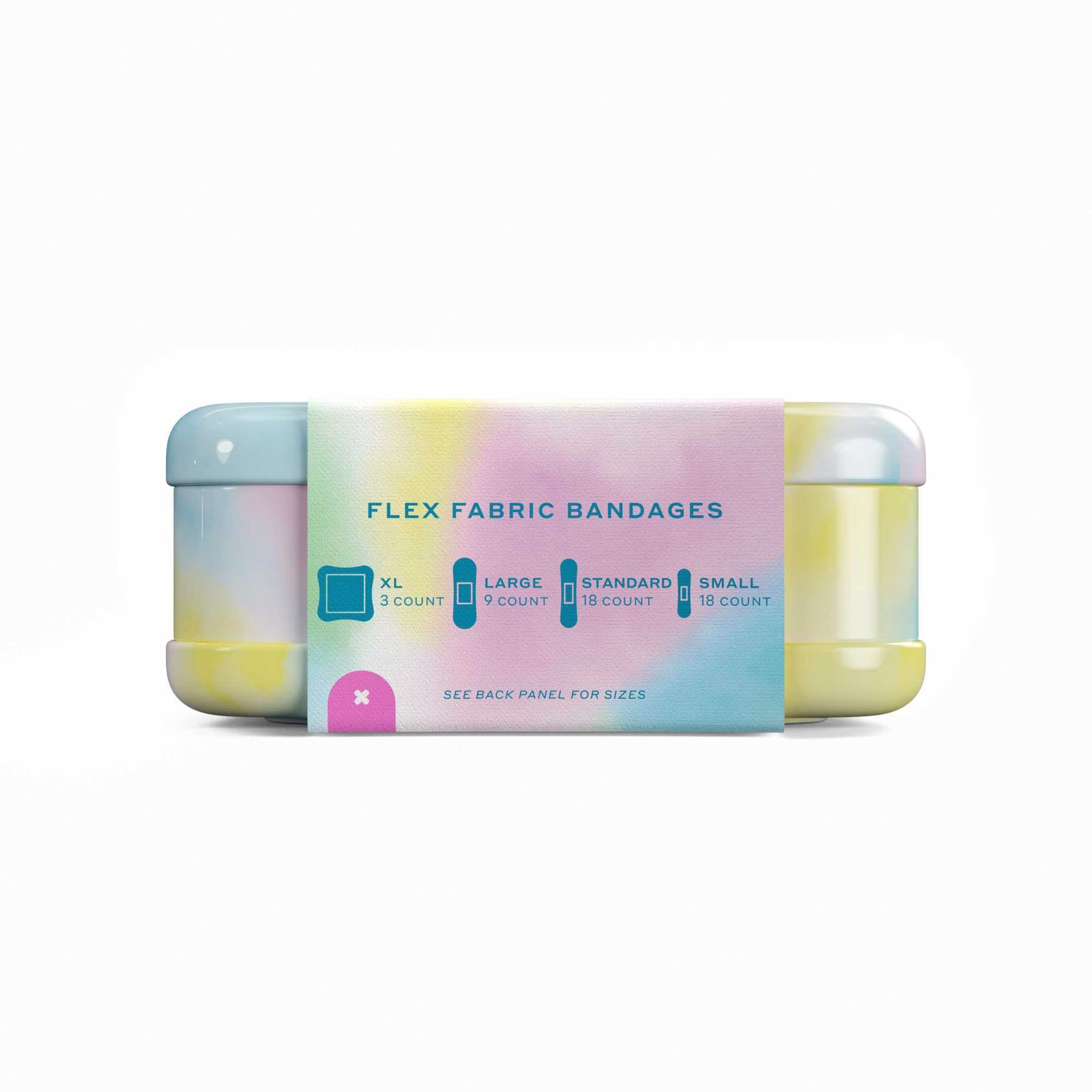 Bravery badges tin with latex-free Welly Bandages and sterile pad