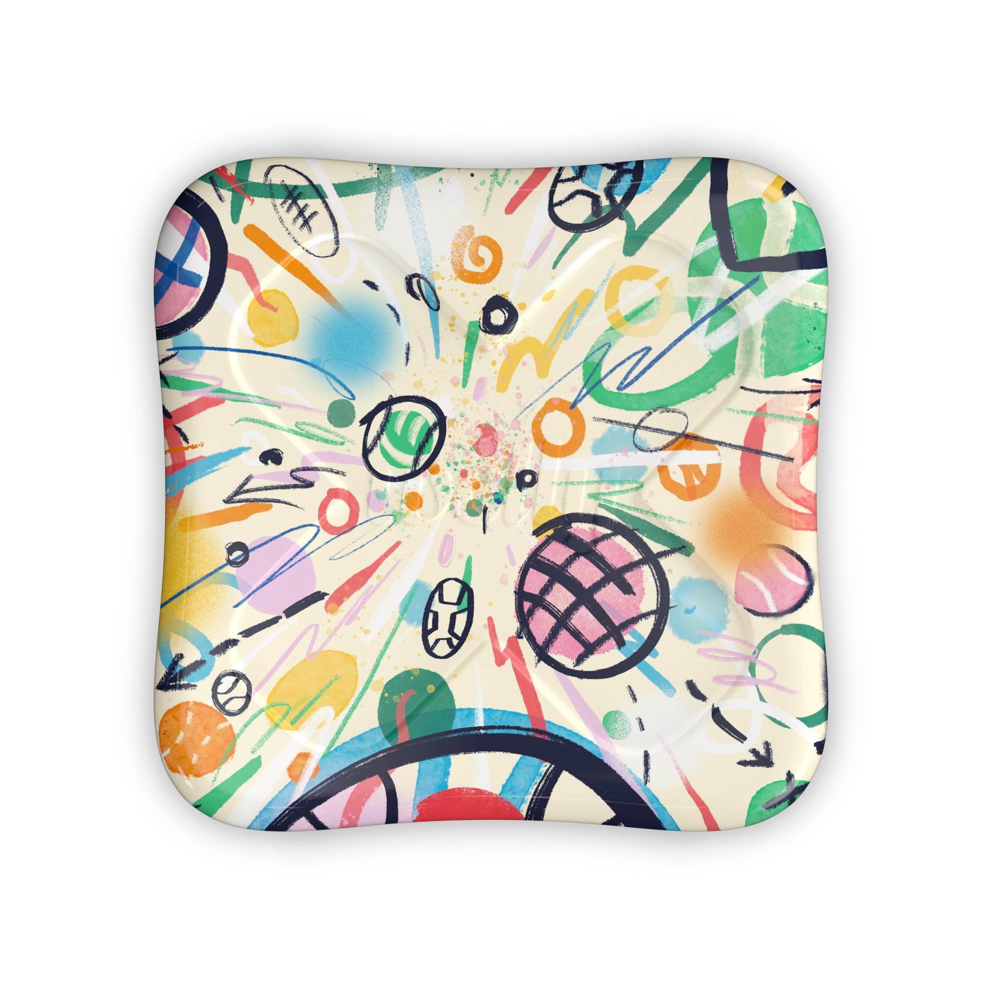 Assorted shapes in colorful sports pattern bandages