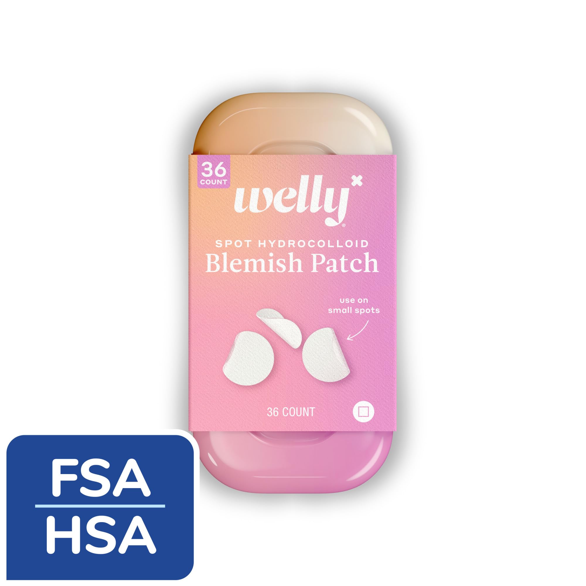 Patches absorb pus oil and fluids turning white as they work