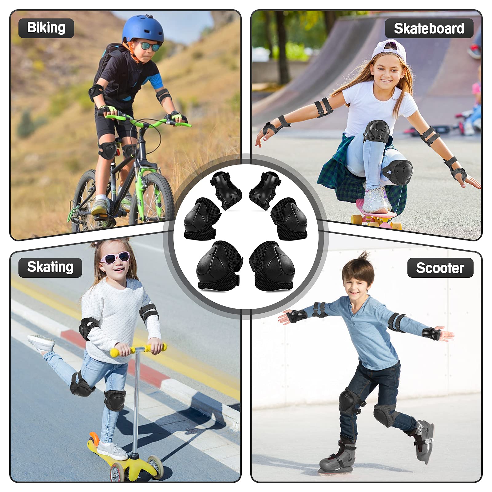 Kids outdoor protection gear for cycling skating and more
