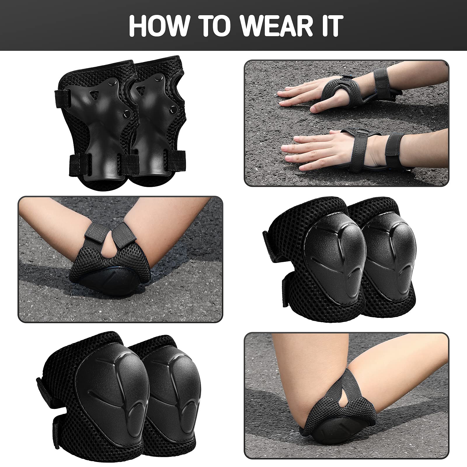 Durable PVC shell and soft padding in Wemfg protective gear set