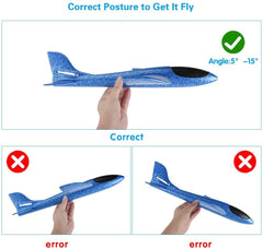 WenToyce foam airplanes with 2 flight modes glider and reversal
