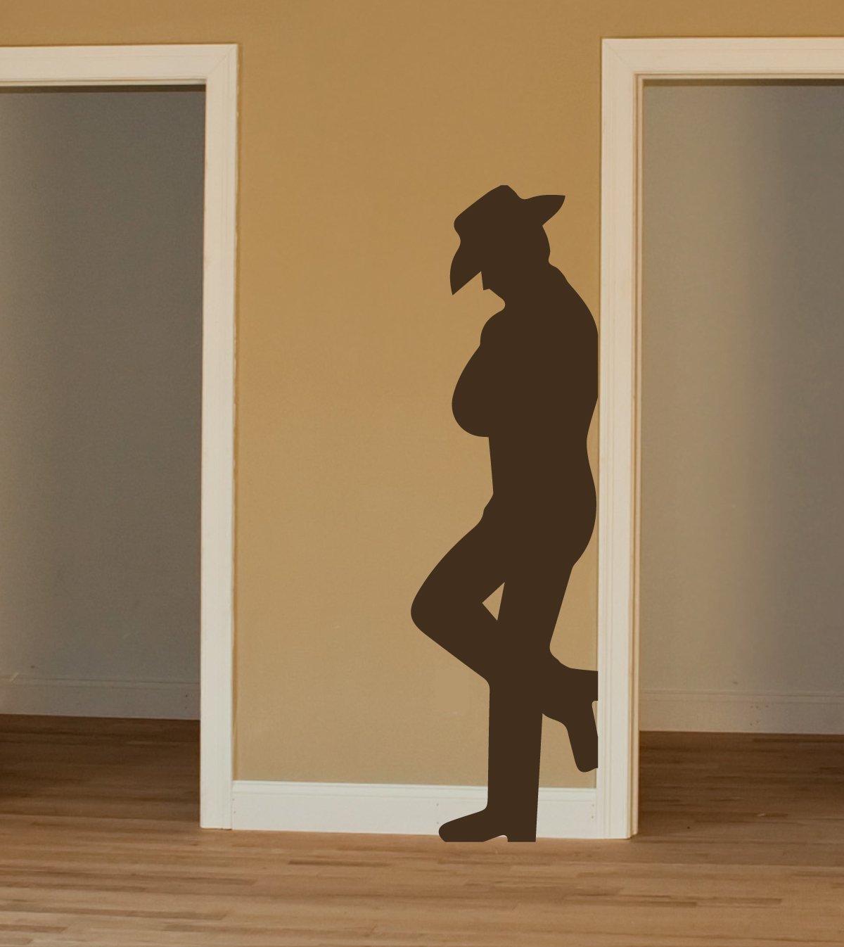 Western Ranch Vinyl Sticker Decor color options display