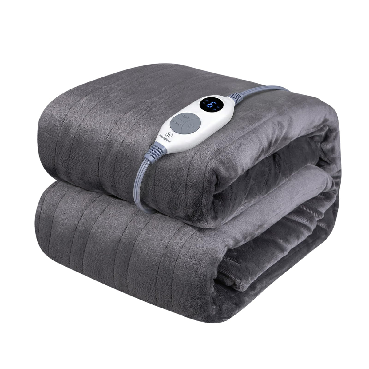 Westinghouse heated throw blanket 50x60 Grey product image