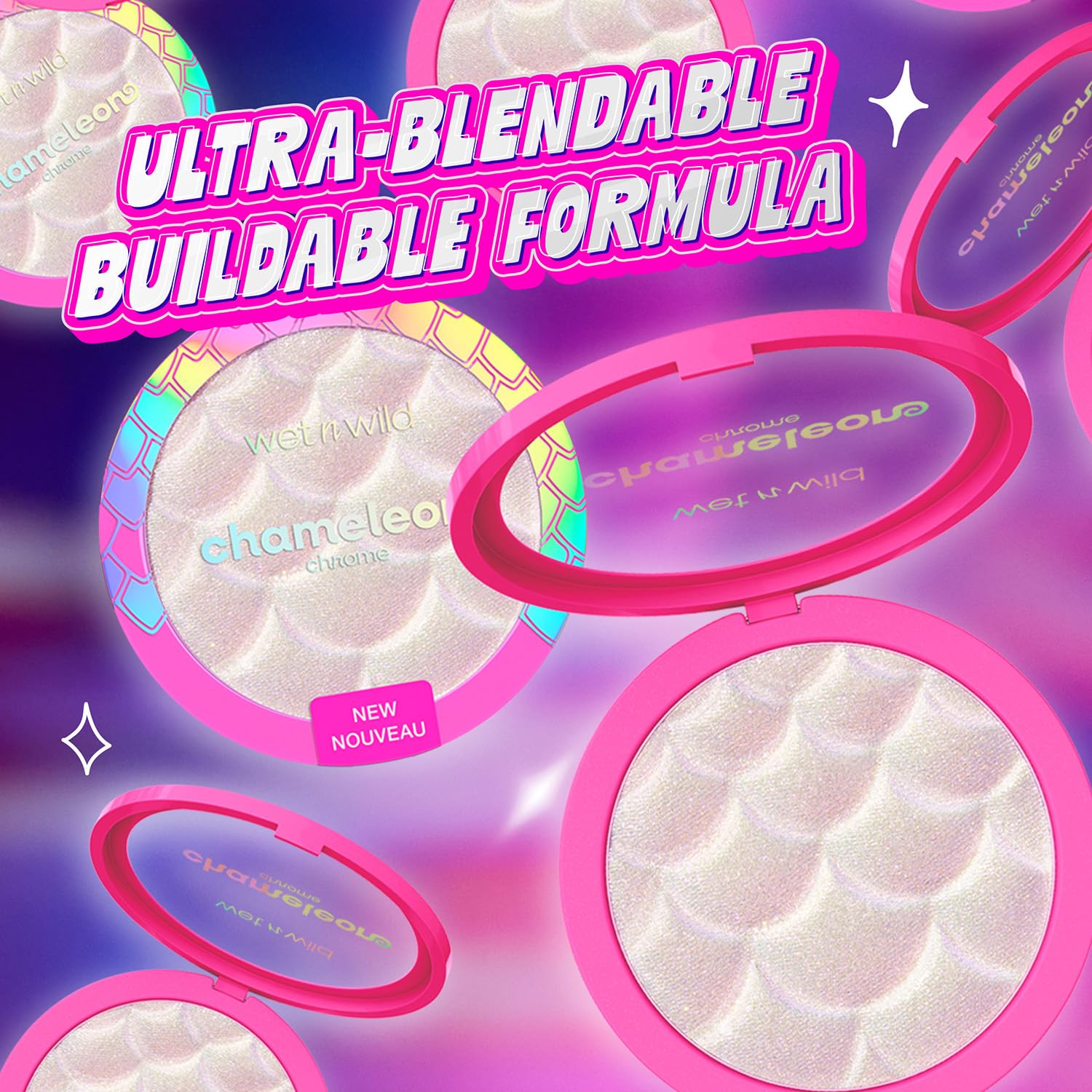 Chameleon Chrome Highlighter product label