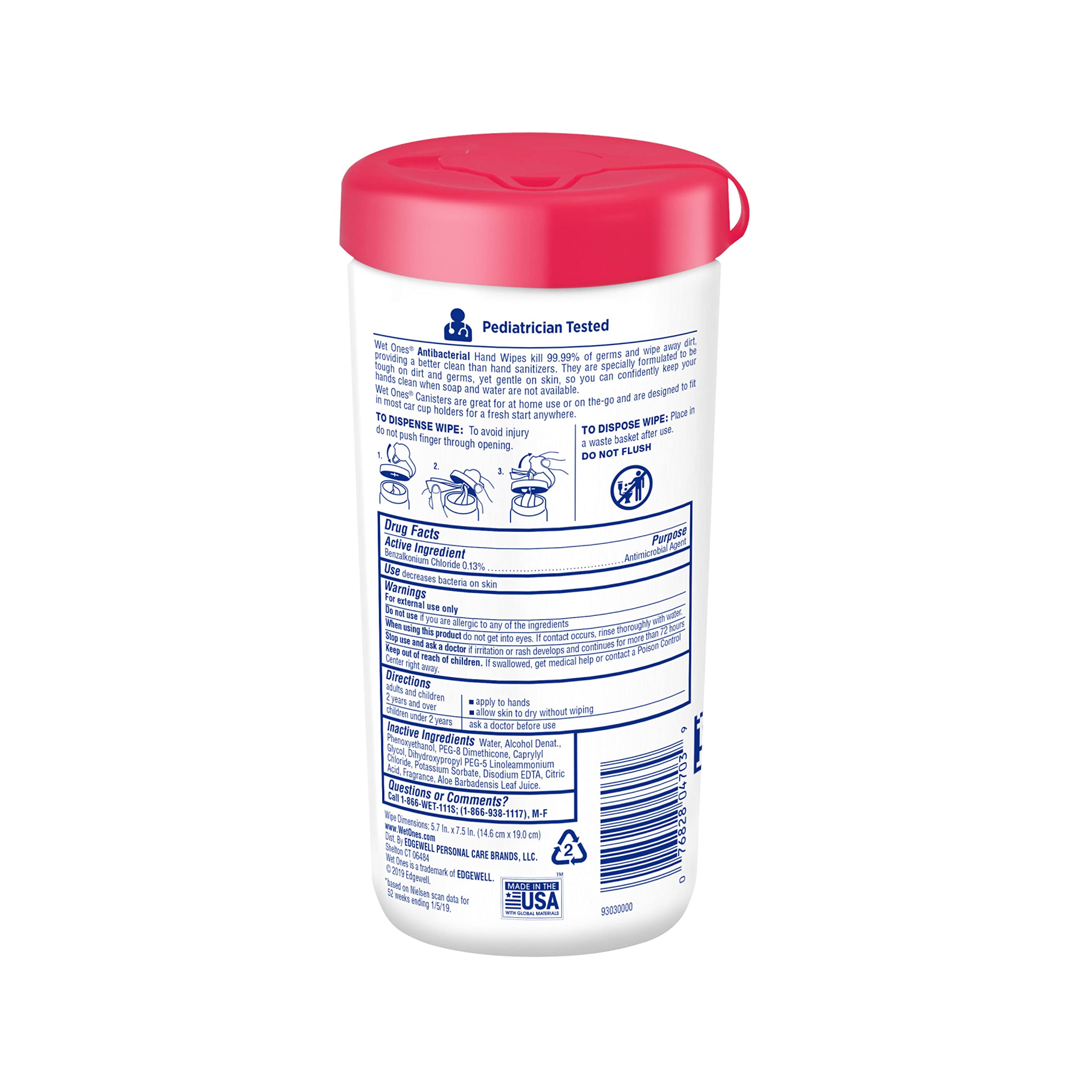 Wet Ones 20-count travel packs option