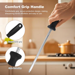 Ergonomic PP handle honing rod by Wgsajlo