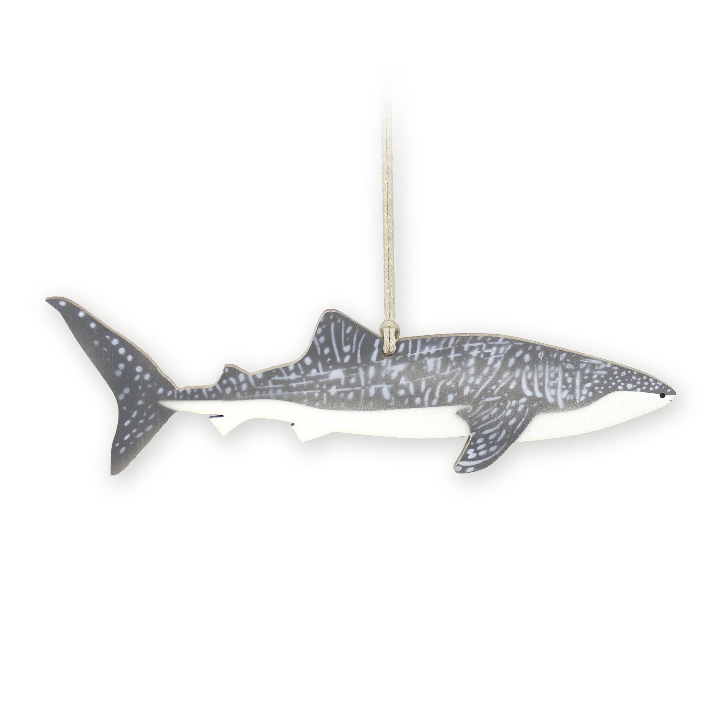 Whale Shark Christmas Ornament made from 1/8 inch birch wood