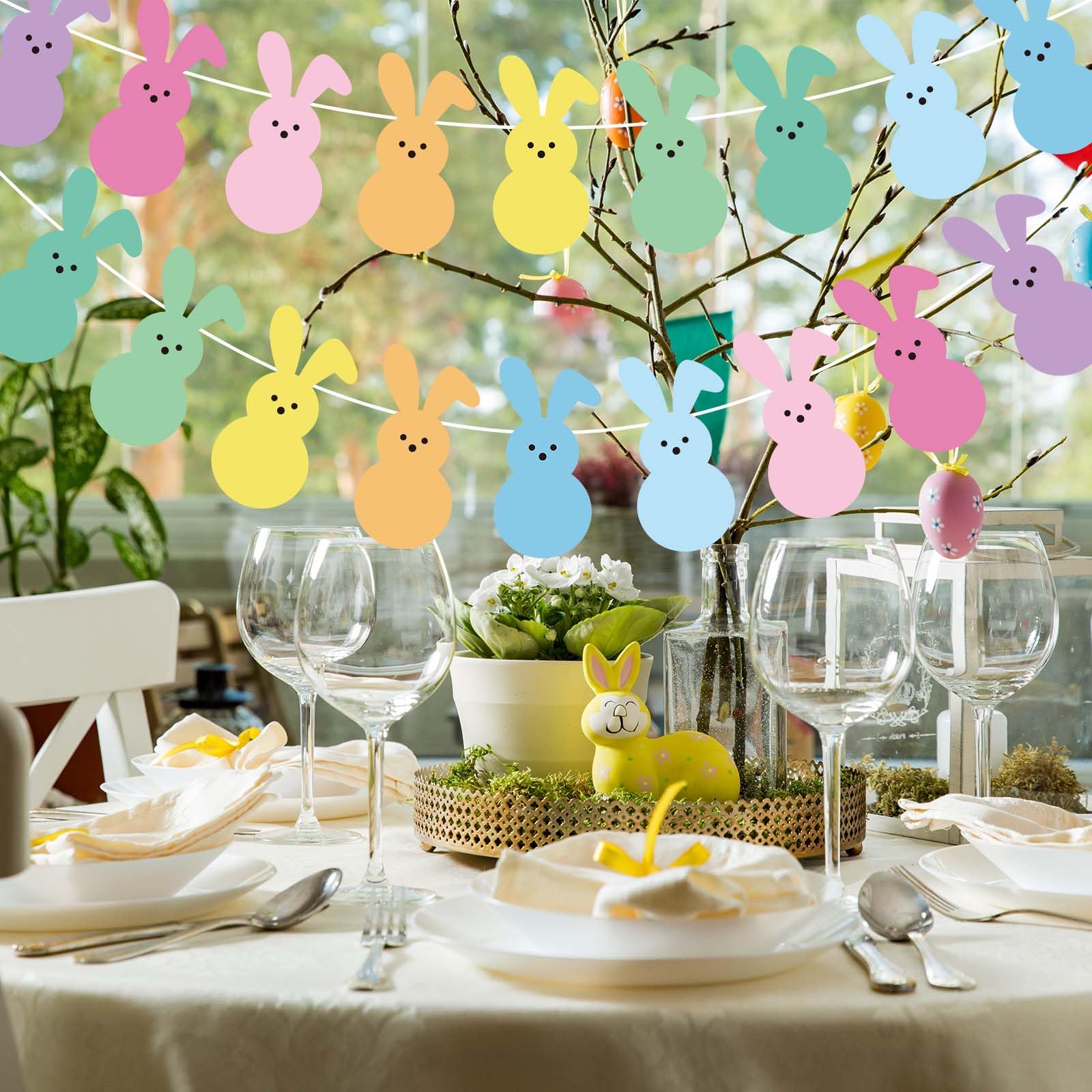 Whaline rabbit shaped cutouts perfect for school and home projects