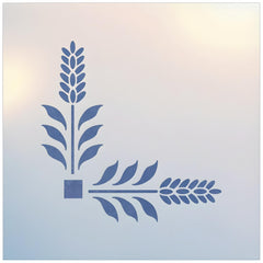 Wheat 2 Small Stencil two stalks by The Artful Stencil 3x3 size