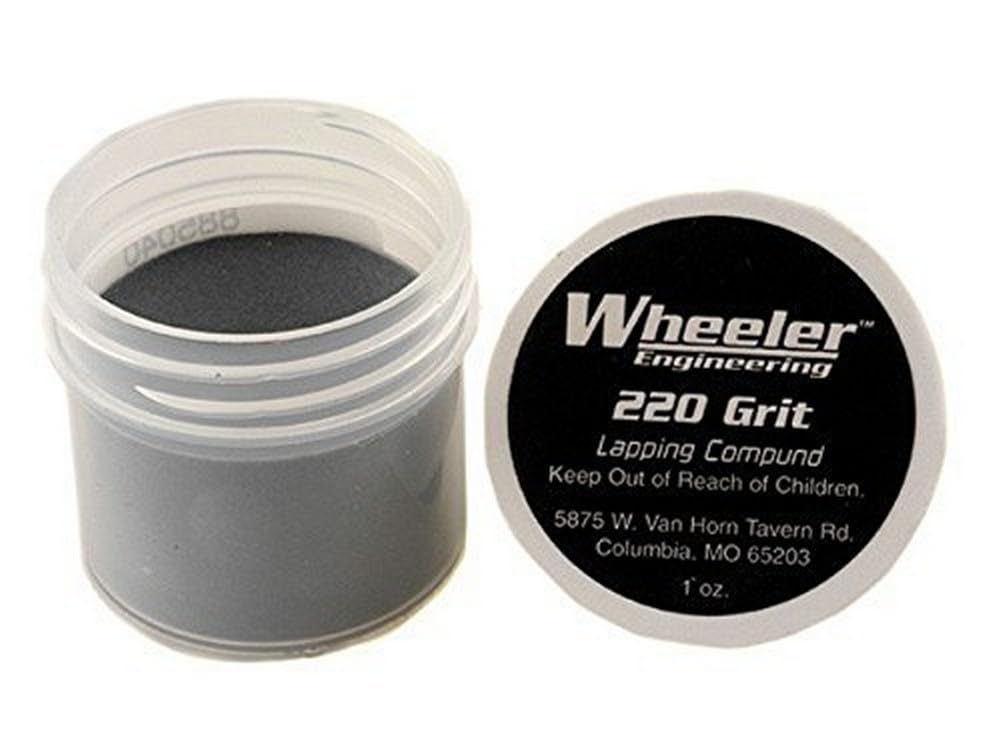 Wheeler bore lapping compound 220 grit 1 oz jar
