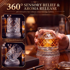 8.8 oz whiskey glass with Berlin Diamond pattern