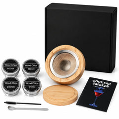 Whiskey Smoker Kit with Torch setup with lid and tools