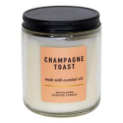 Champagne Toast single wick candle by White Barn Bath & Body Works