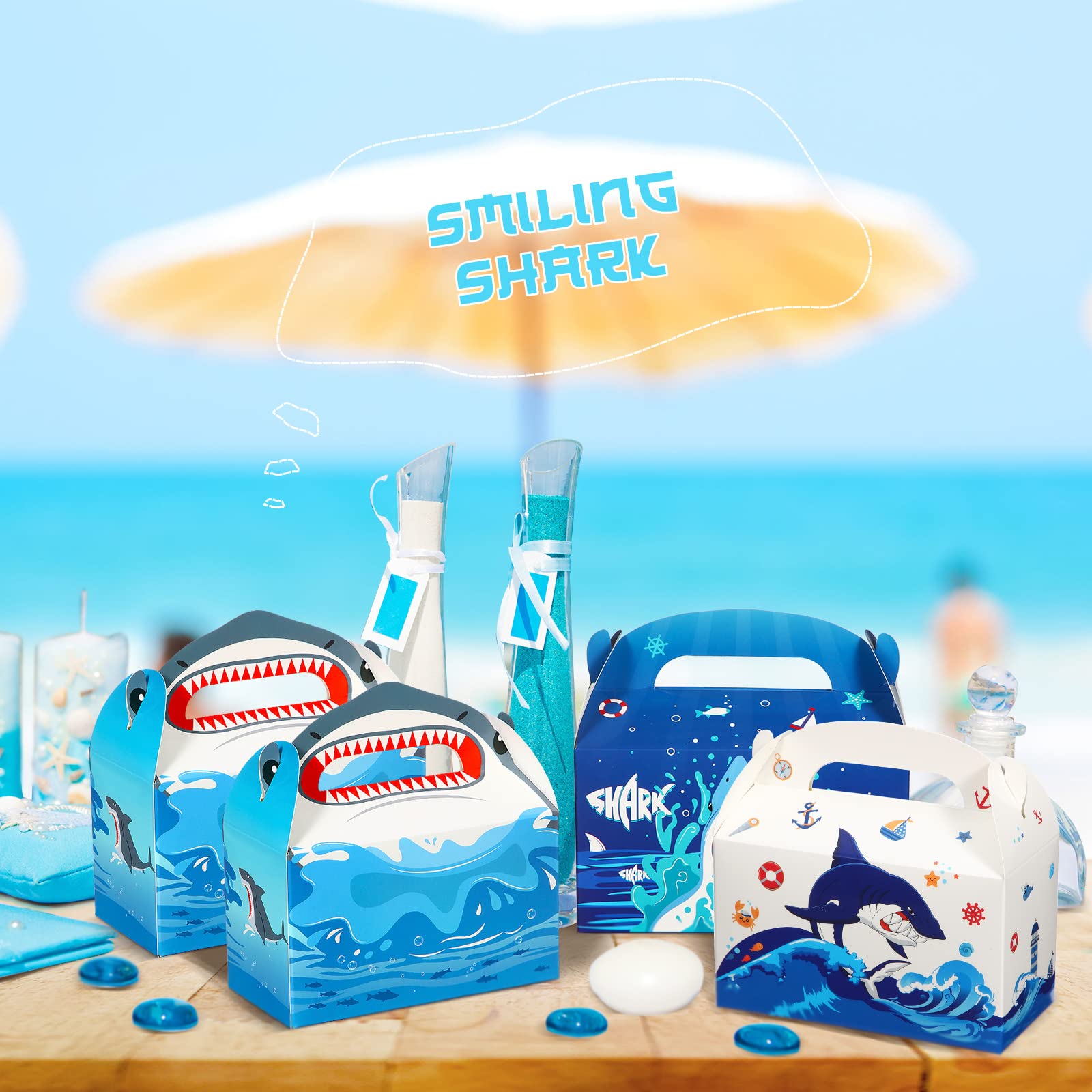Shark gift box waterproof surface and durable design