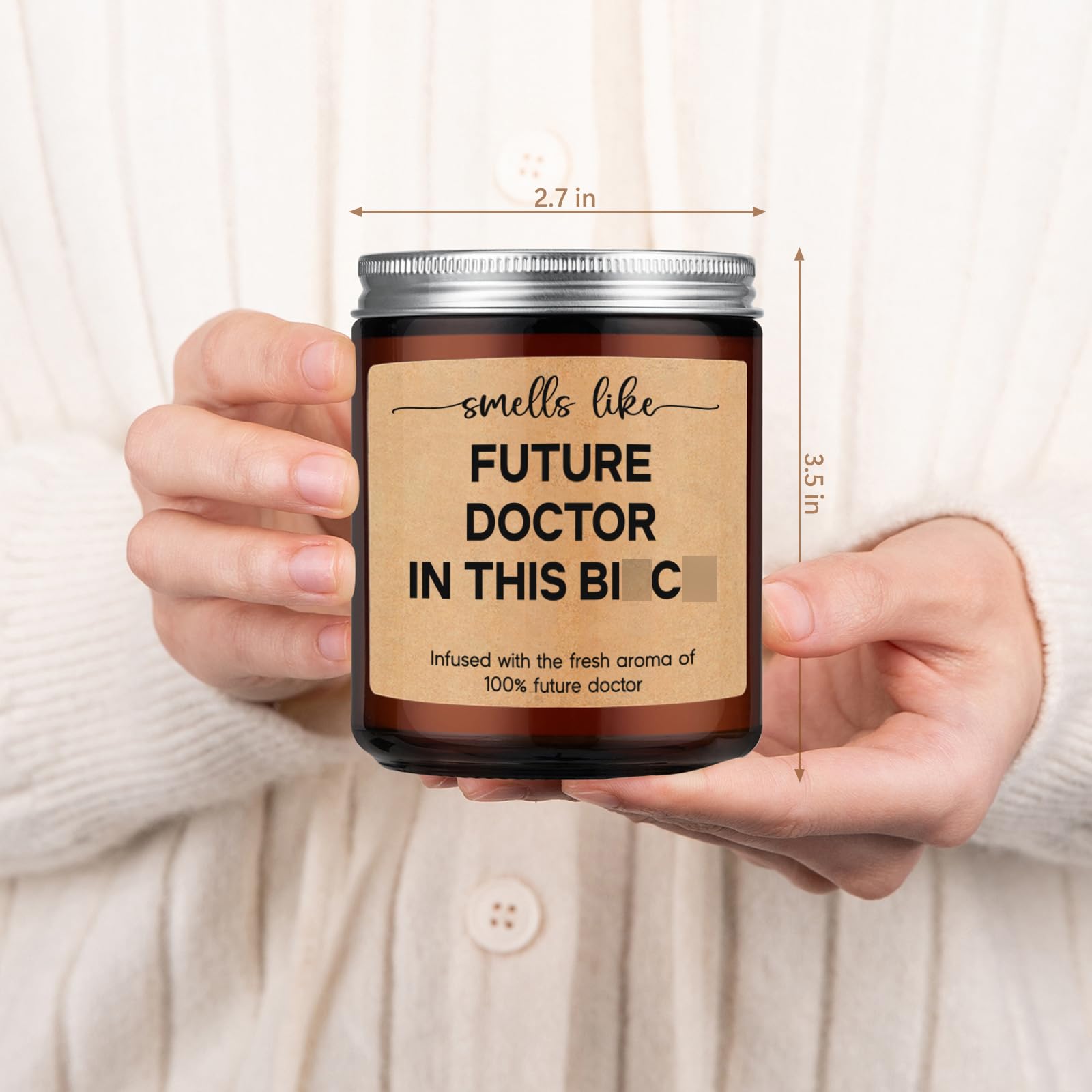 White Coat Ceremony gift for future doctors candle