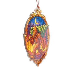 White elephant gift ornament packaging with story card