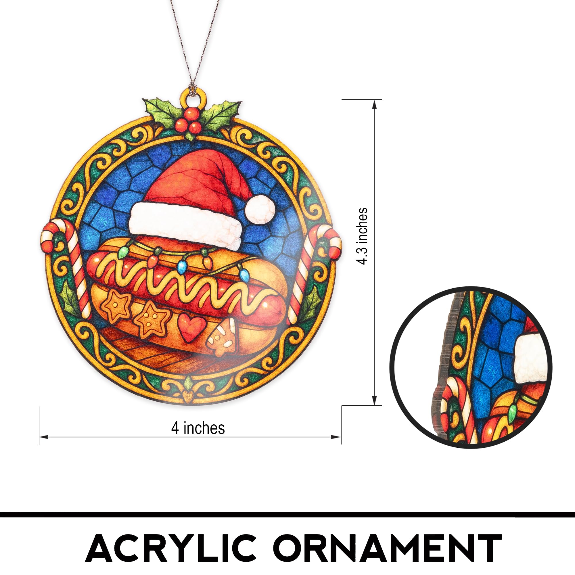 Whimsical holiday ornament suitable for white elephant gifting