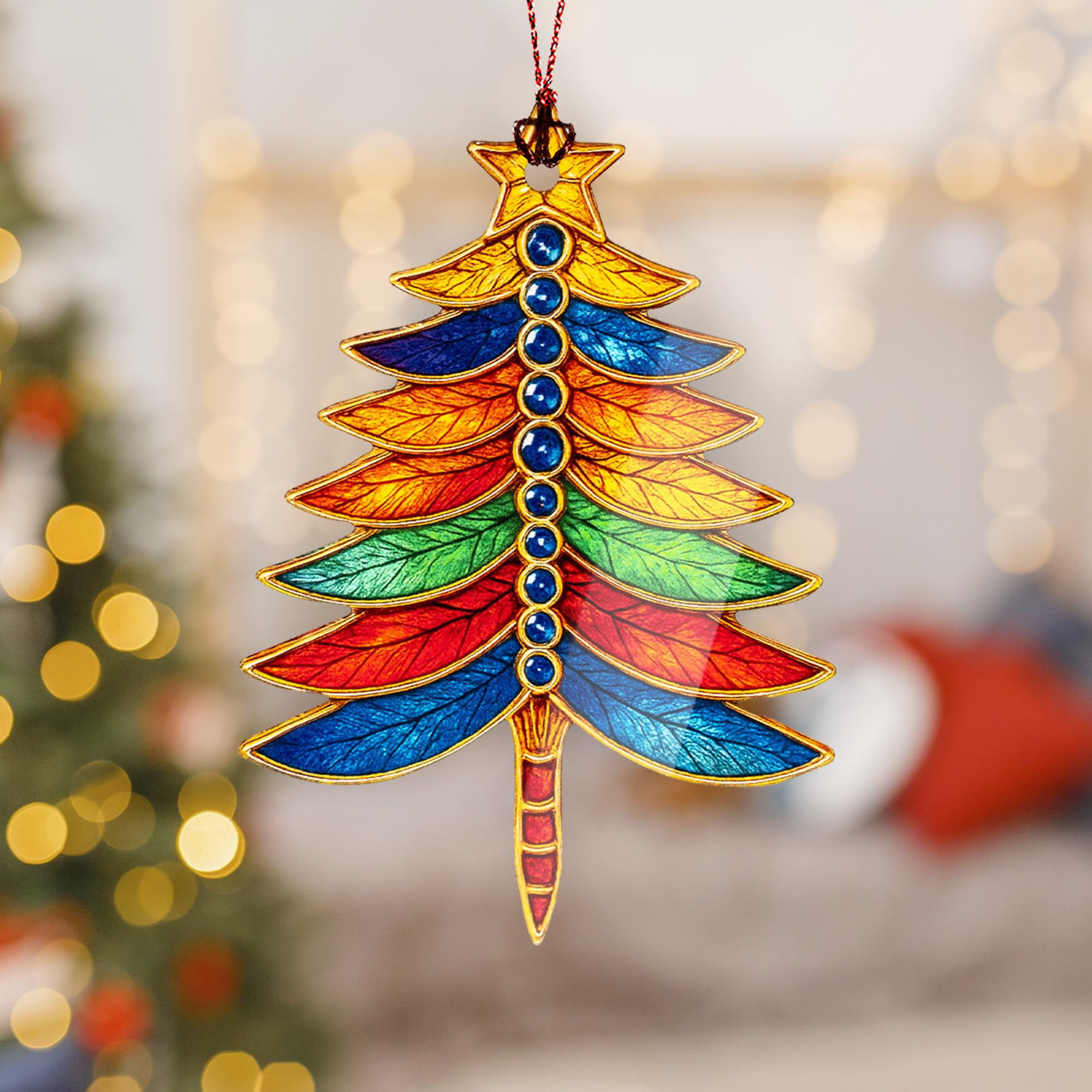White elephant gift ornament ready to gift