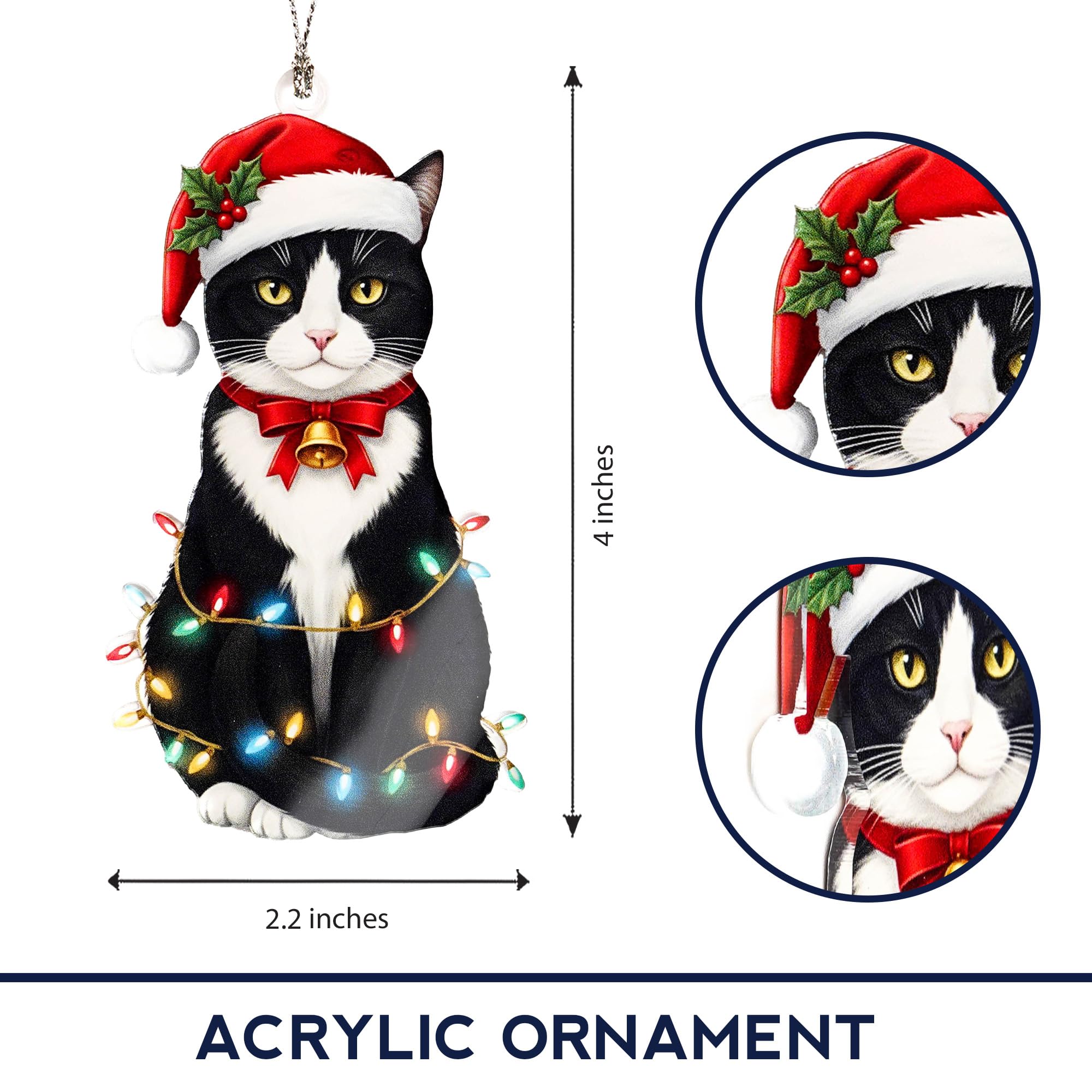 White elephant gifts cat ornament packaging