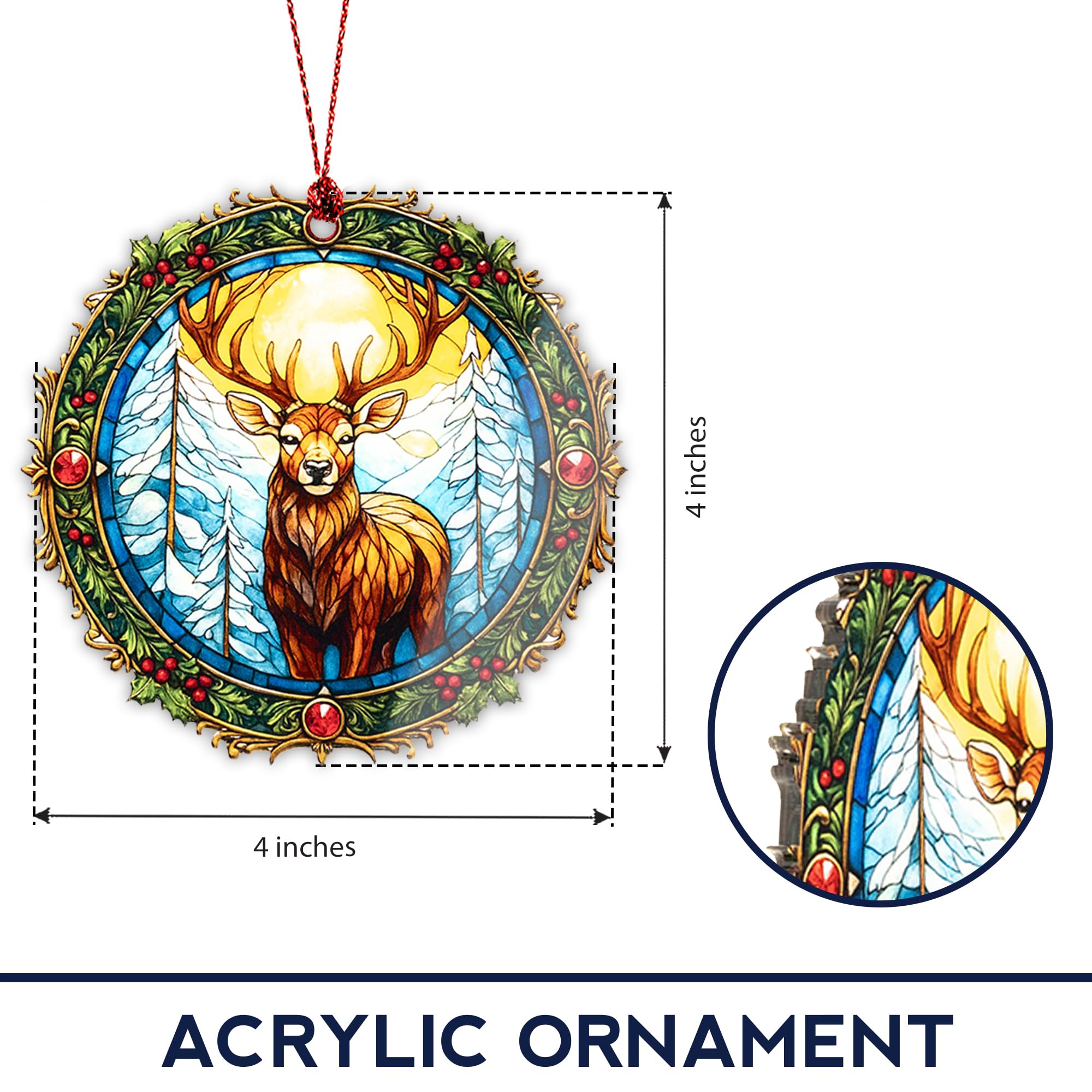 White Elephant gift idea with deer ornament