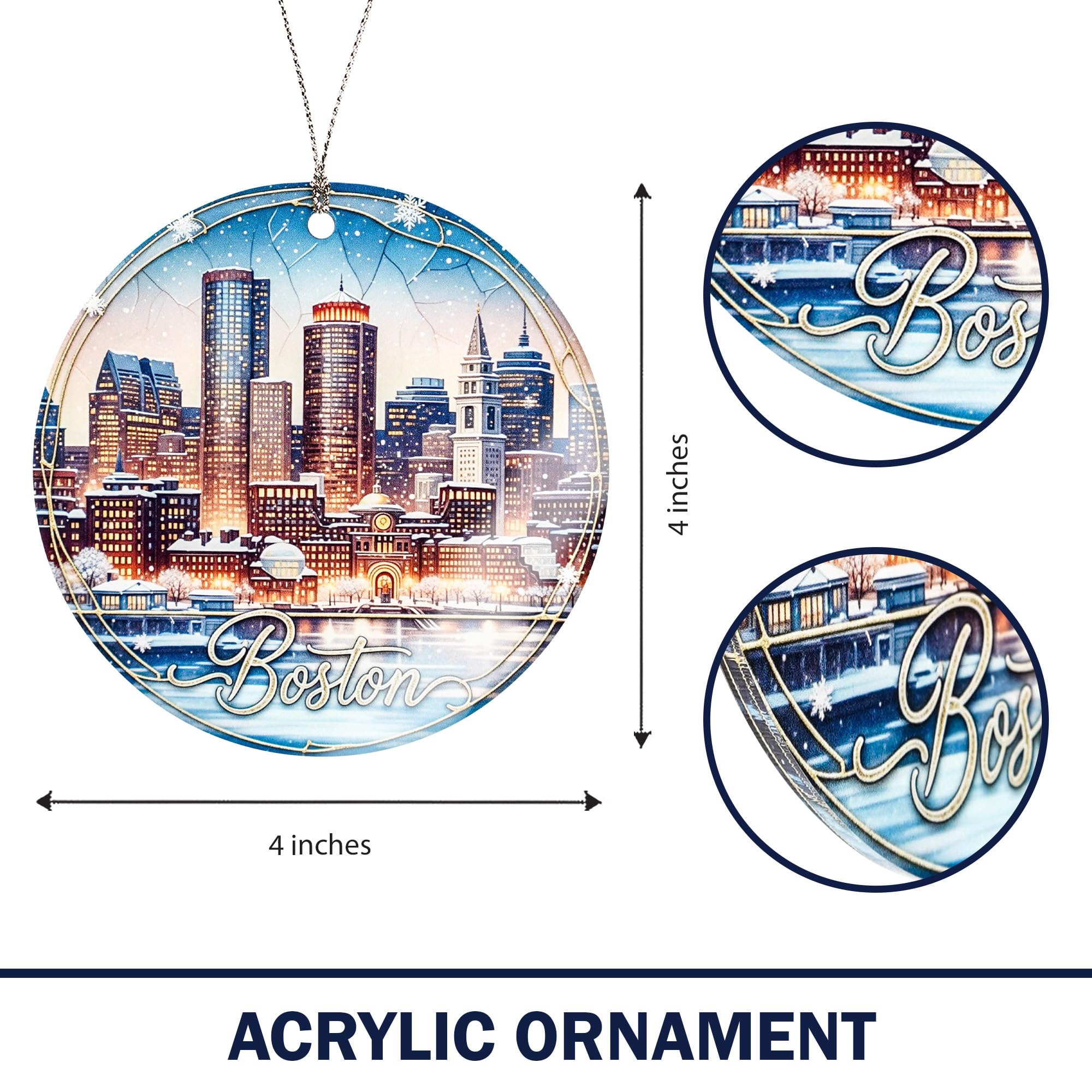White Elephant Gifts ornament ready for gifting