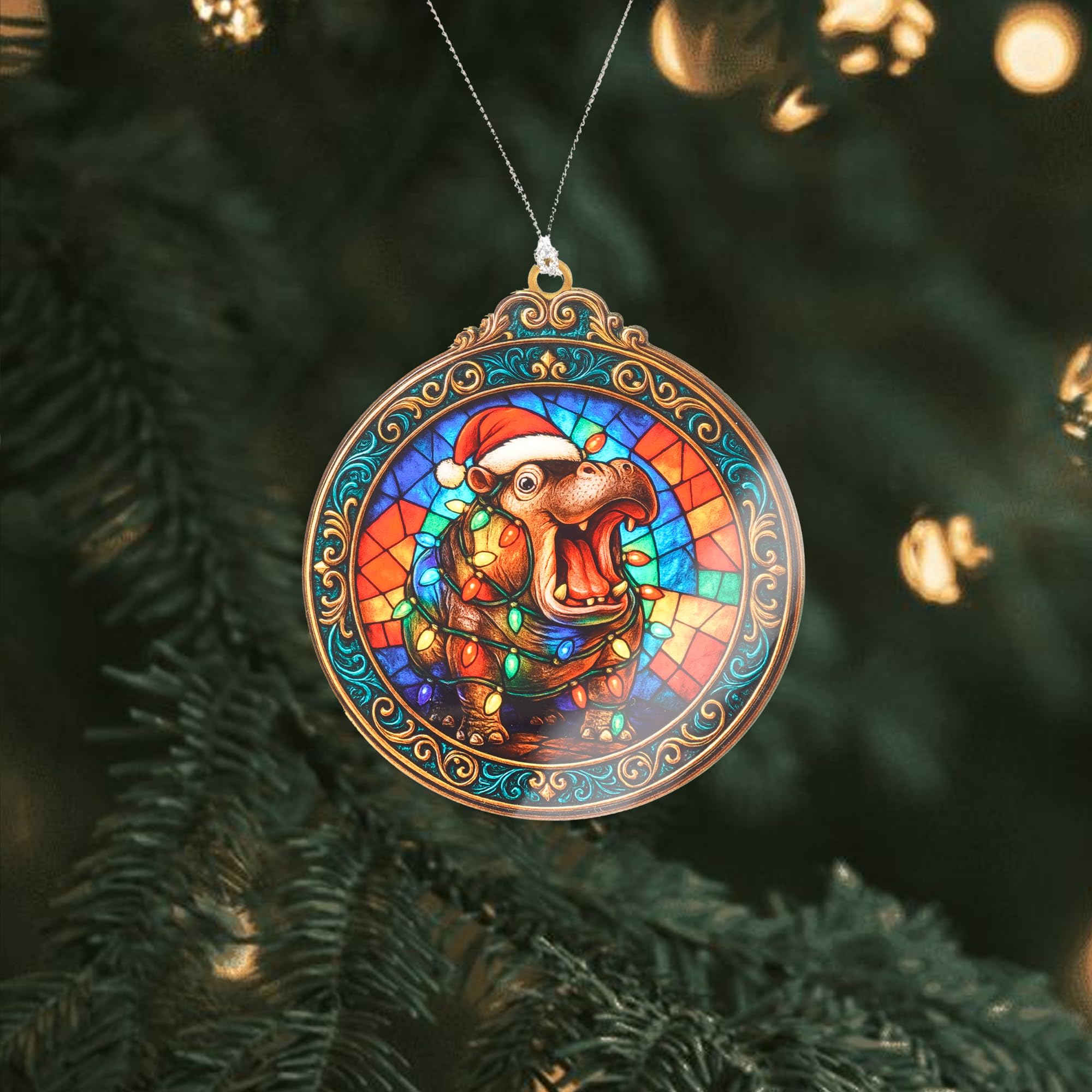 White Elephant Gifts holiday ornament ready to gift