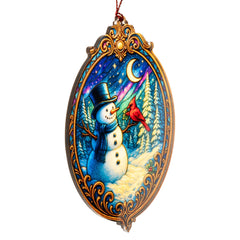 White Elephant Gifts snowman ornament gift with story card