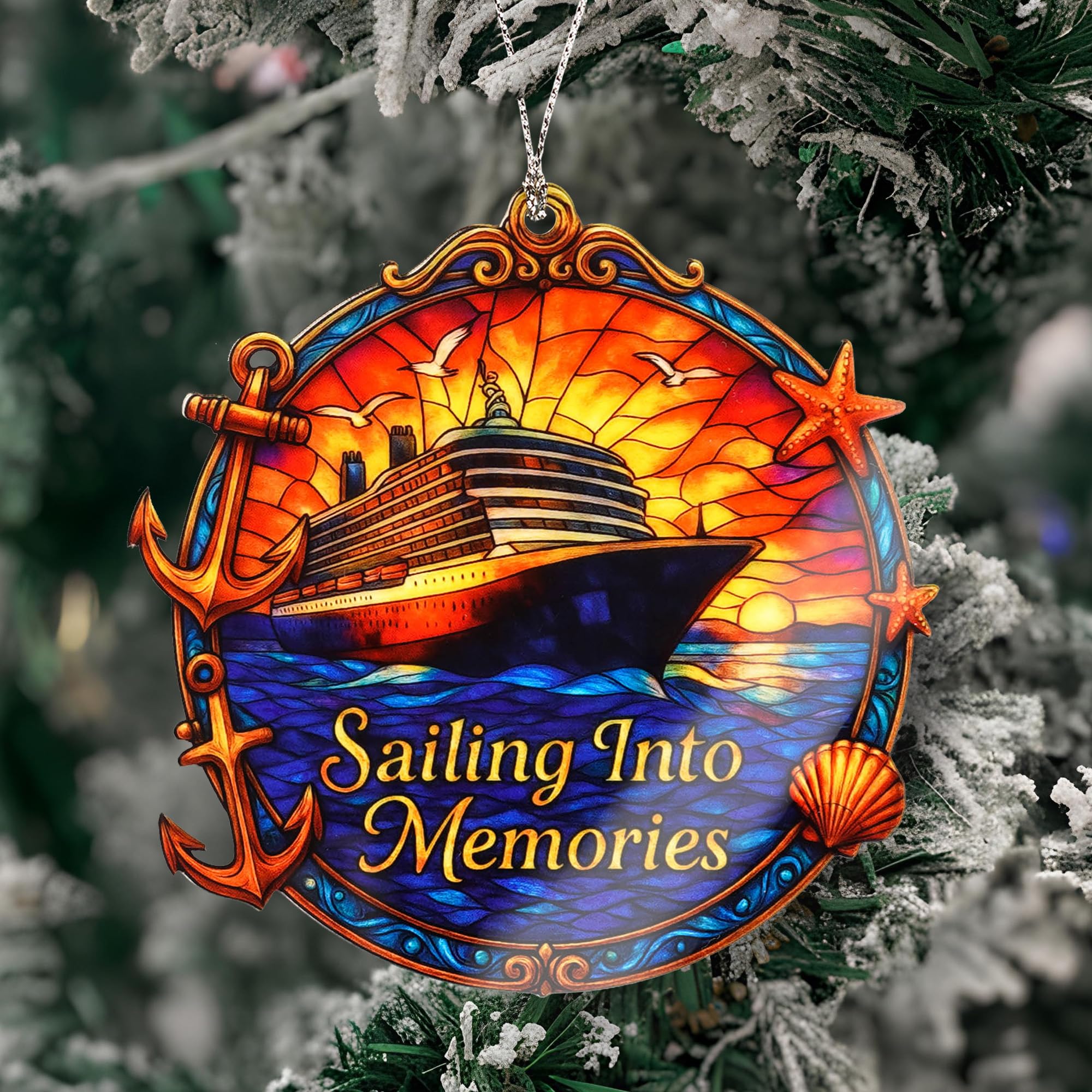 Travel Keepsake Card included with Christmas ornament