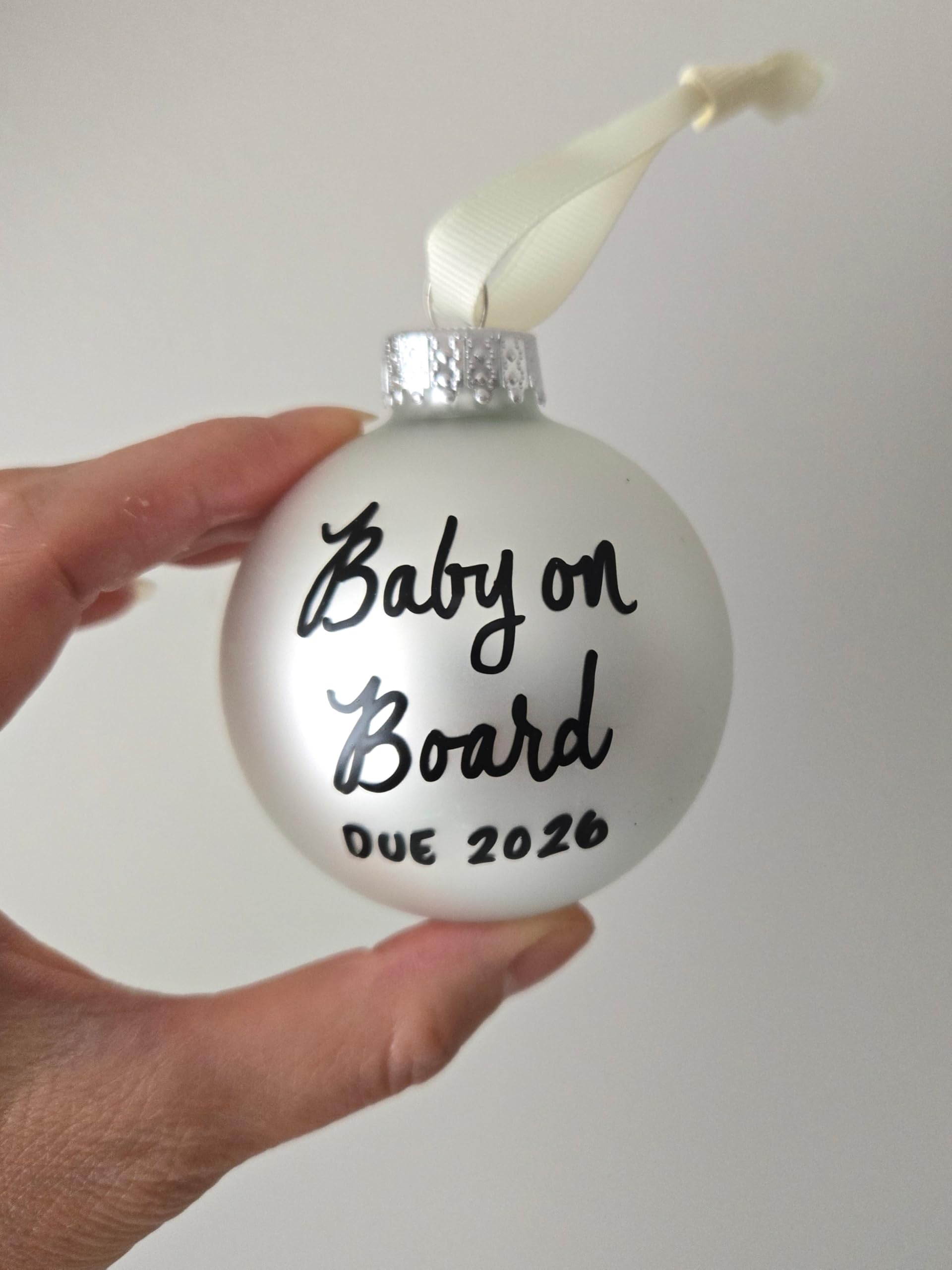 White Gift Box included with ornament for gifting