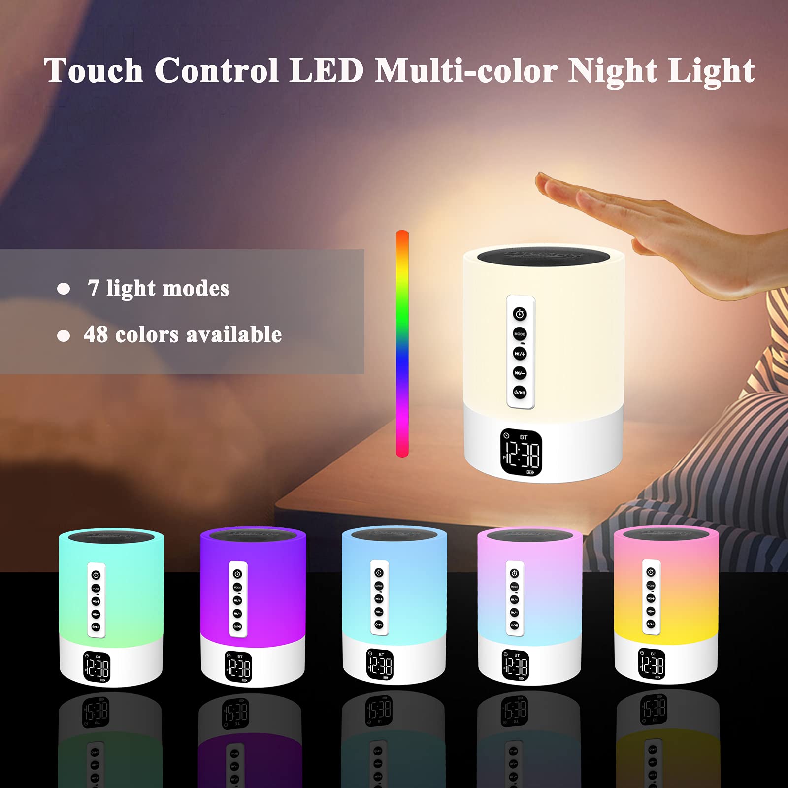 White noise machine with 6 white noise sounds image