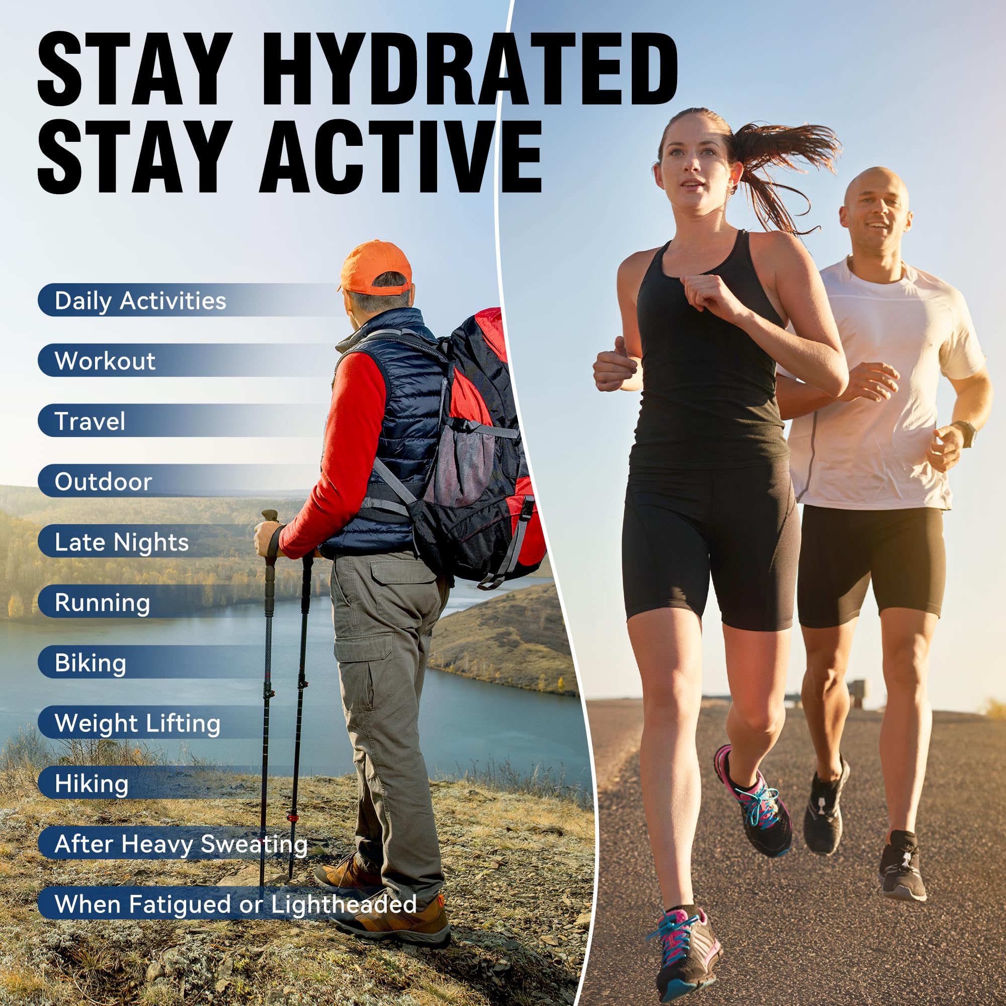 White peach flavor AXOCYNE electrolyte powder