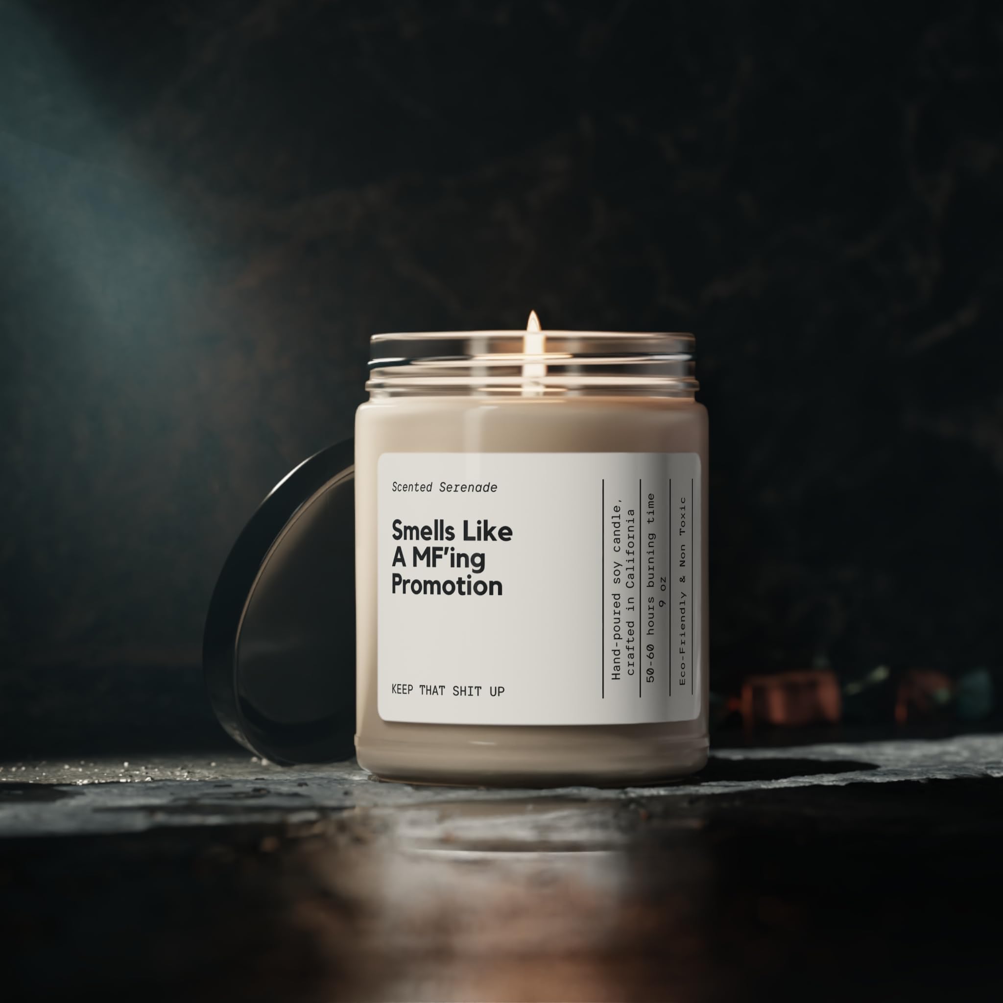 White Sage and Lavender scented soy candle