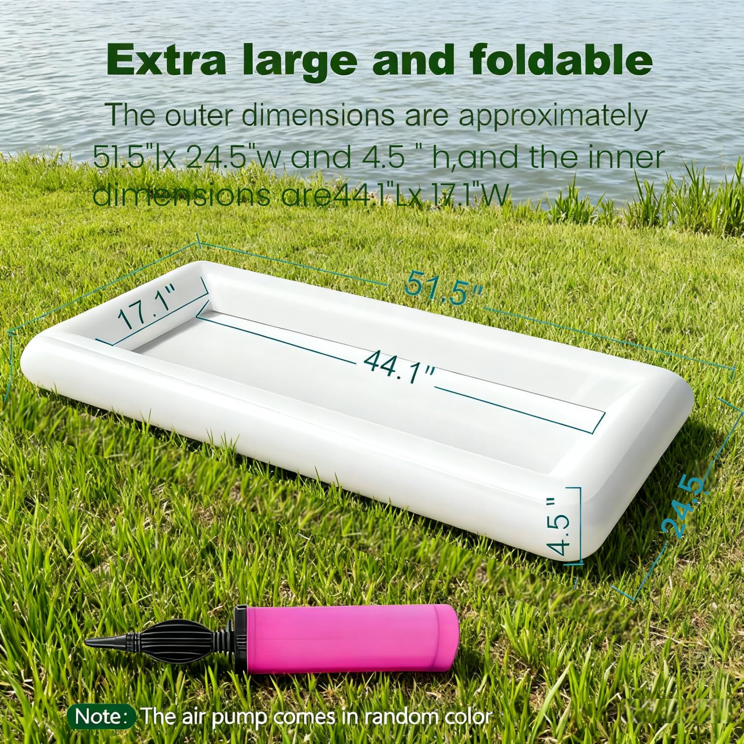 White salad tray set with cooling tray for beverages