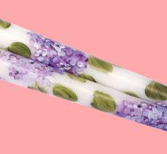 Unscented dripless taper candle for draft-free space