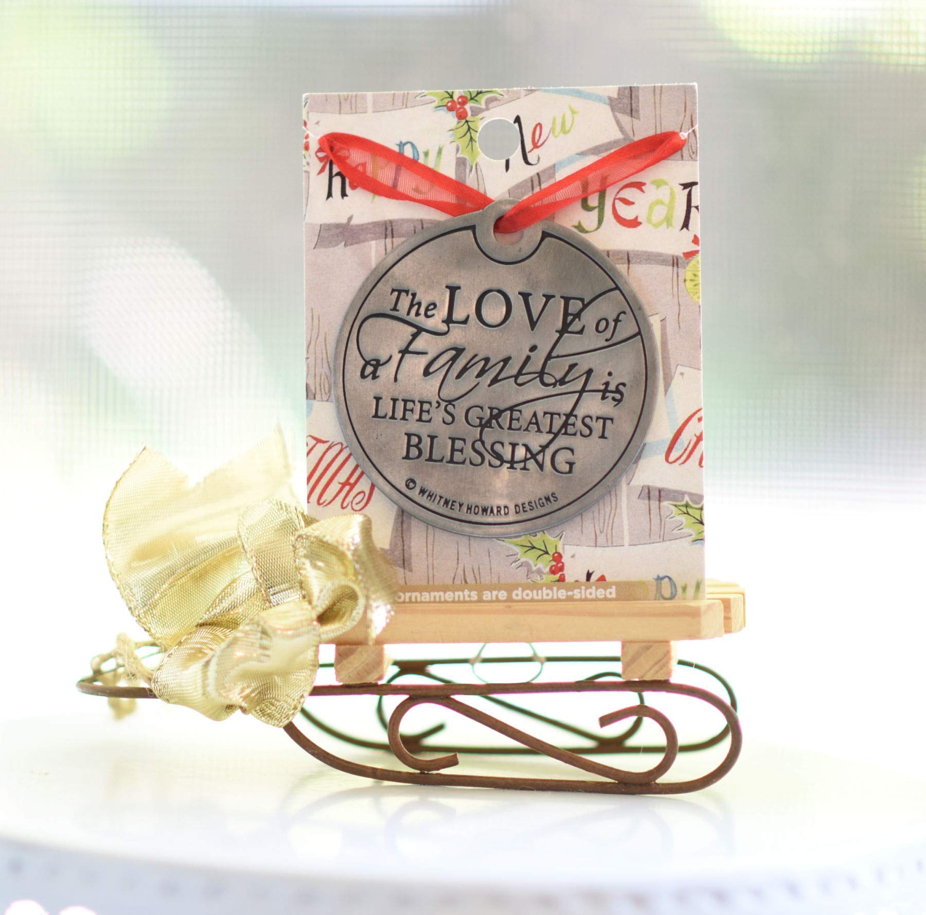Mother father sister brother family gift ornament