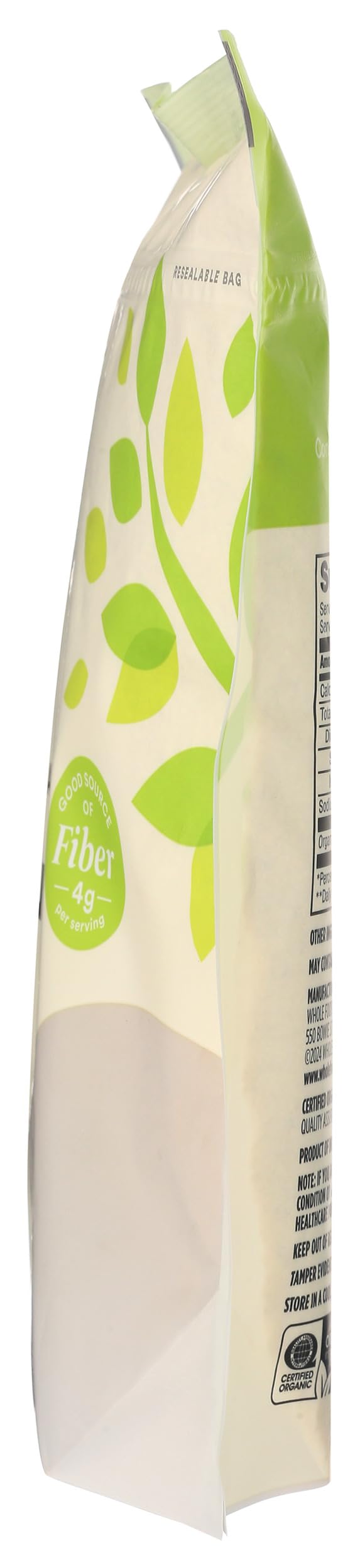 whole foods market psyllium husk organic 12 oz packaging