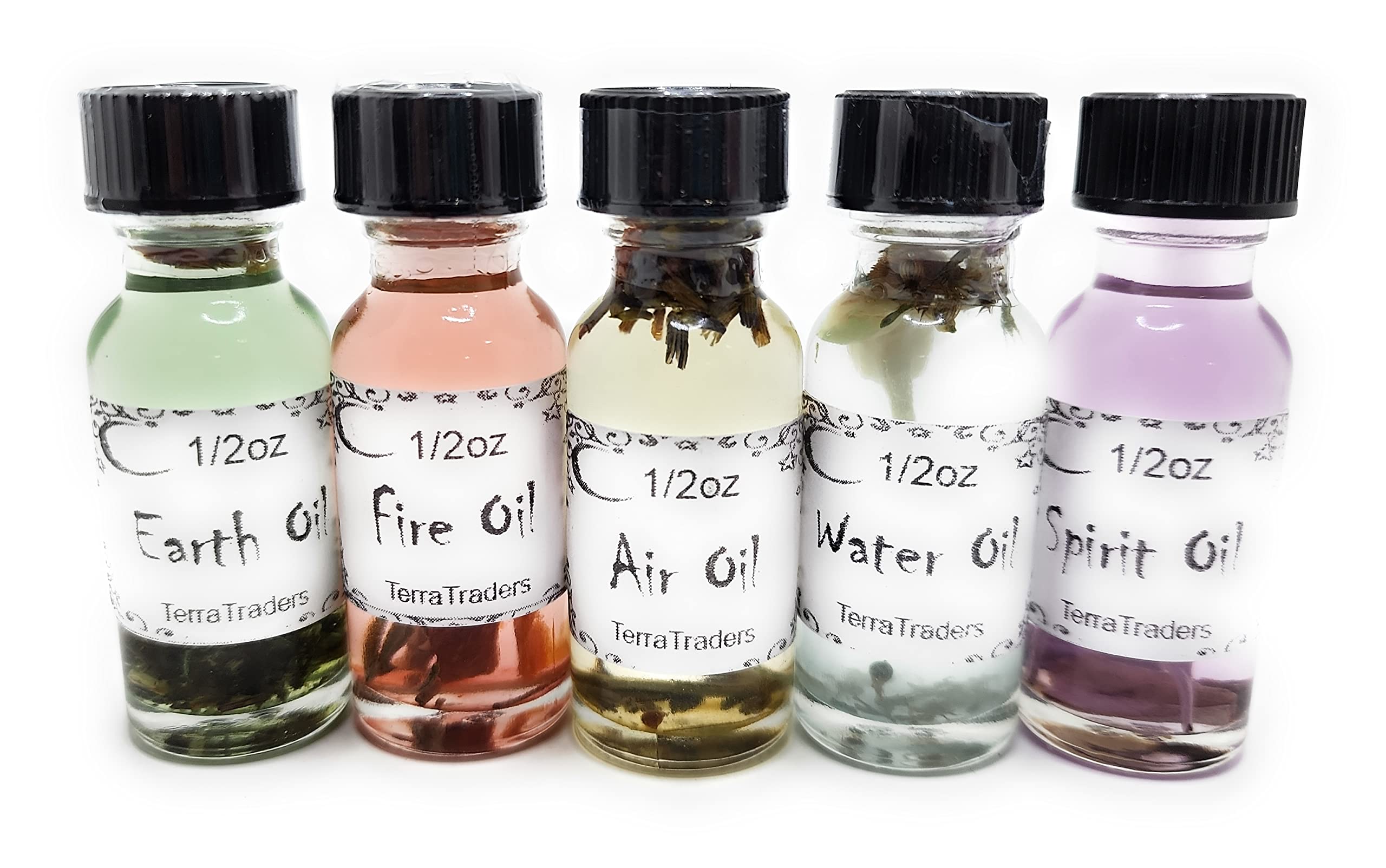 Earth oil bottle from Wiccan Elemental Oil Set 1/2 oz