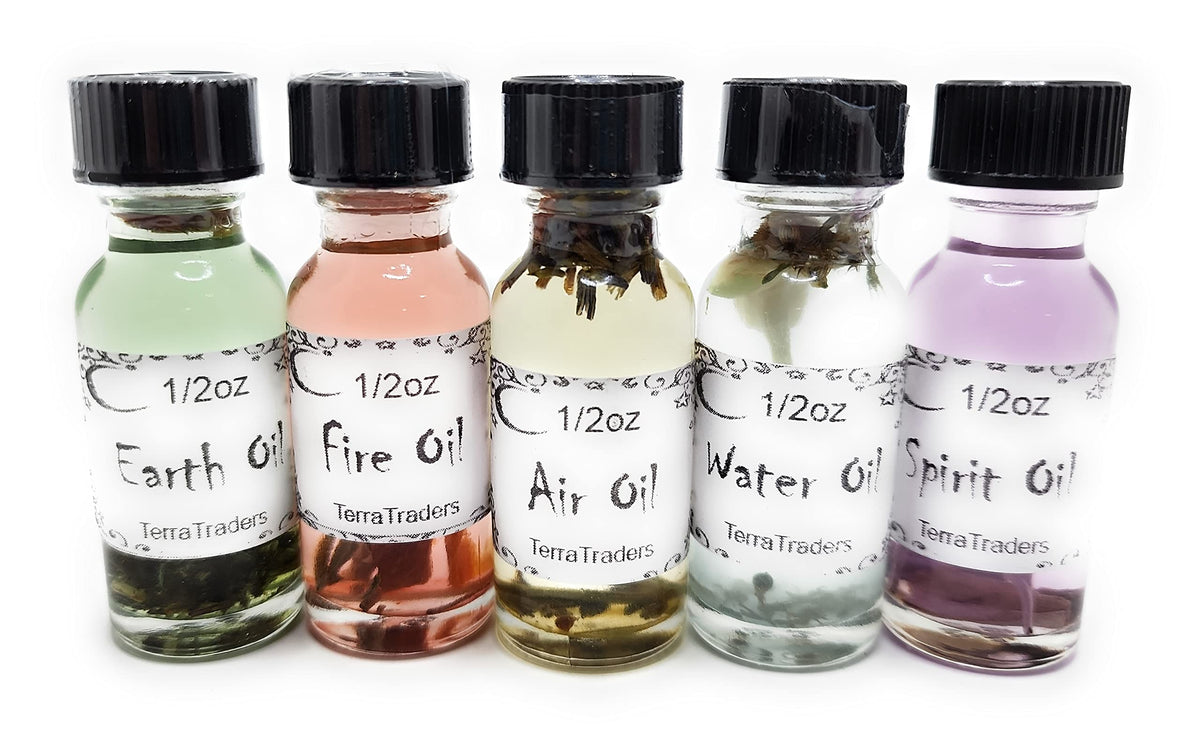 Earth oil bottle from Wiccan Elemental Oil Set 1/2 oz