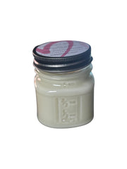 Wickless Freesia Lilac scented soy candle in 8oz jar