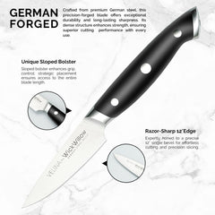 German steel DIN1.4116 paring knife peeling trimming