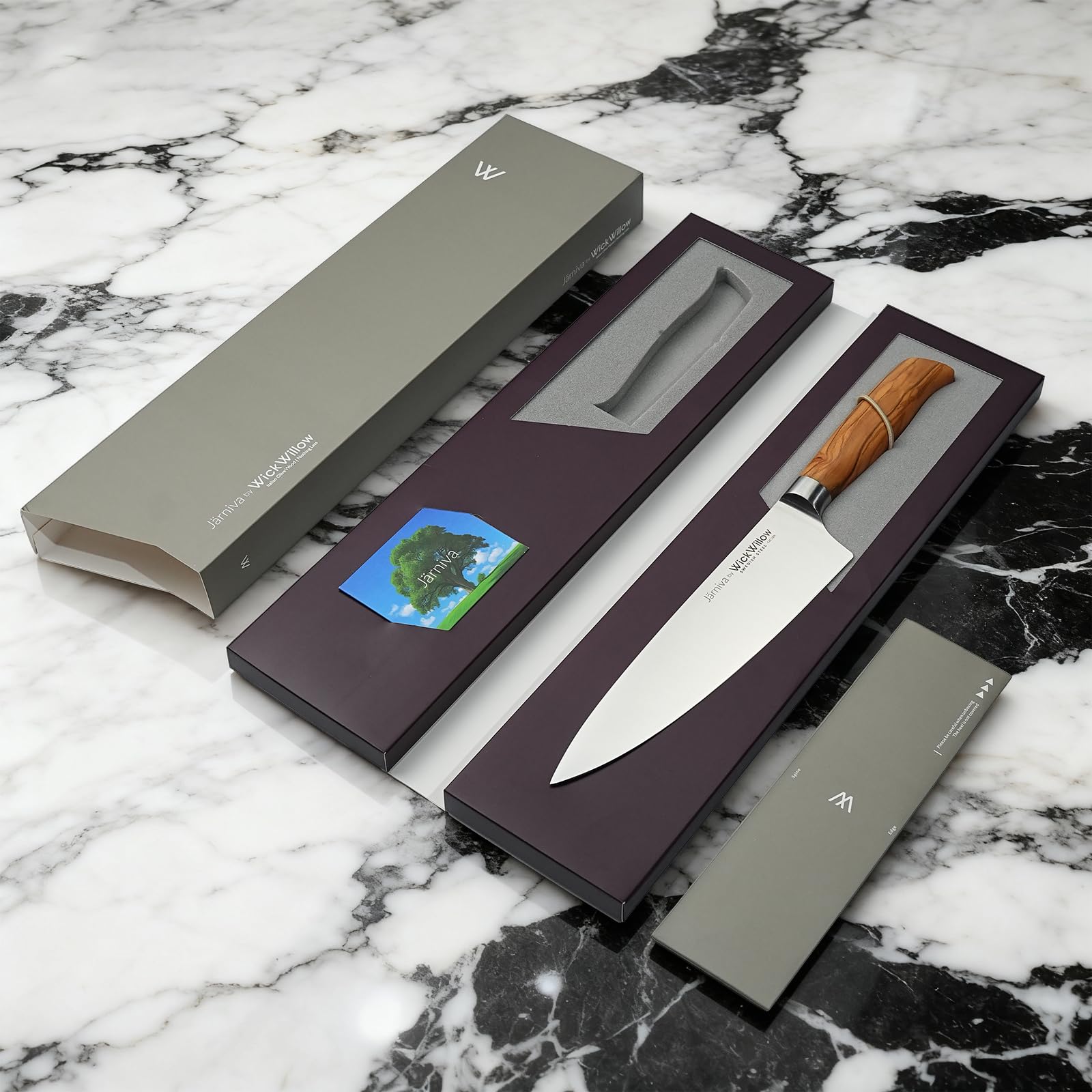 Premium Swedish steel blade WICKWILLOW knife